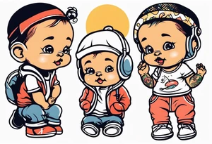 street baby tattoo idea
