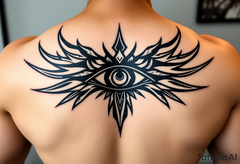 The eye of sauron tattoo idea
