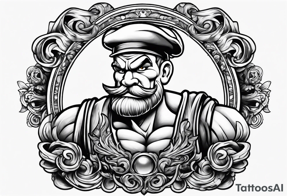 Popeye tattoo idea