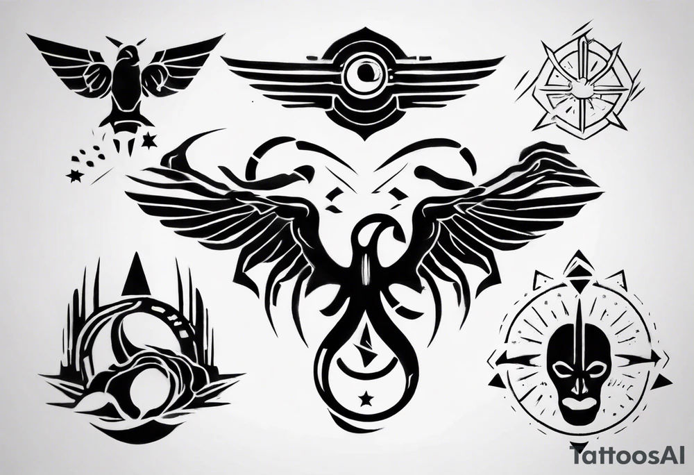 Symbol of average tattoo idea