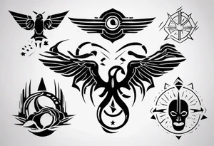 Symbol of average tattoo idea