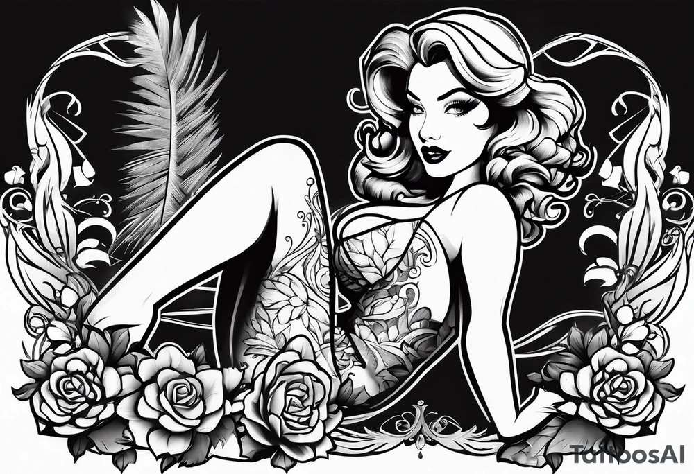 Pinup girls tattoo idea
