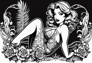 Pinup girls tattoo idea