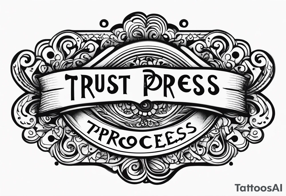 trust the process tattoo idea