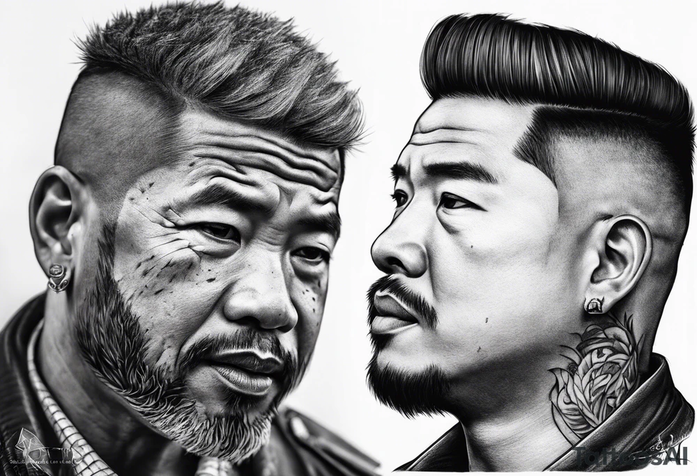 jason com facão e cabeça na mao tattoo idea