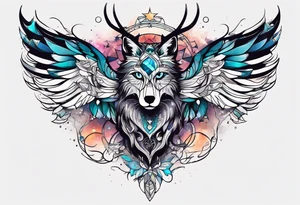 Constellation, animal, tattoo idea