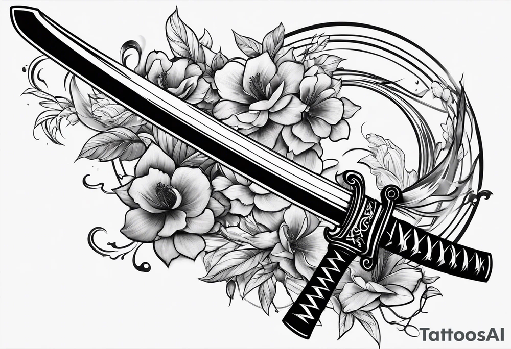 Katana tattoo idea