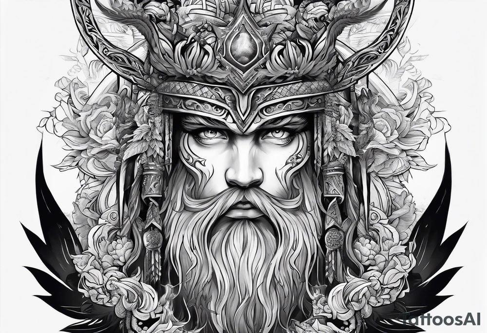 Valhalla world tattoo idea