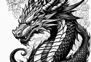 dragon, gaara tattoo idea