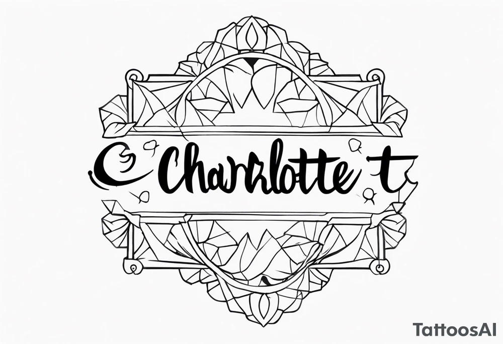 name, Charlotte tattoo idea