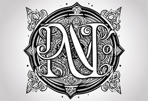 Pam Dave Ambigram Tattoo tattoo idea