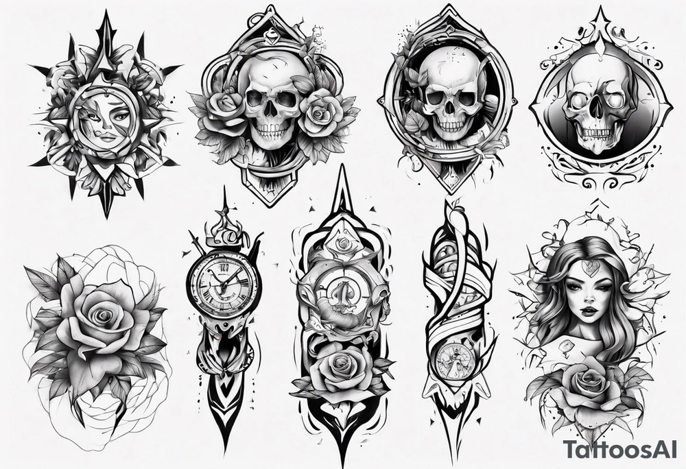 Female forearm tattoo family tattoo idea