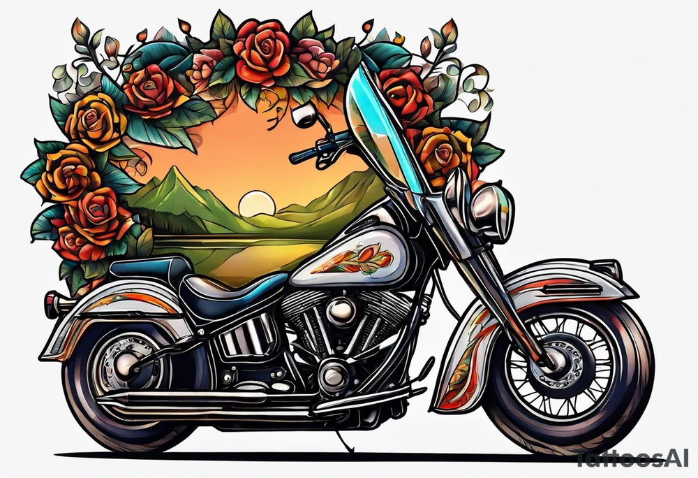 happy on the outside tattoo idea