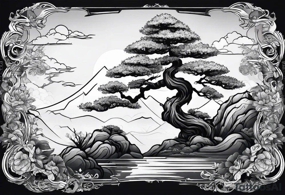 bonsai tattoo idea