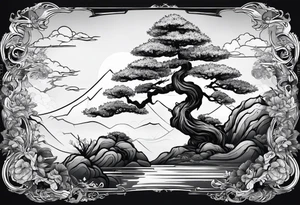 bonsai tattoo idea