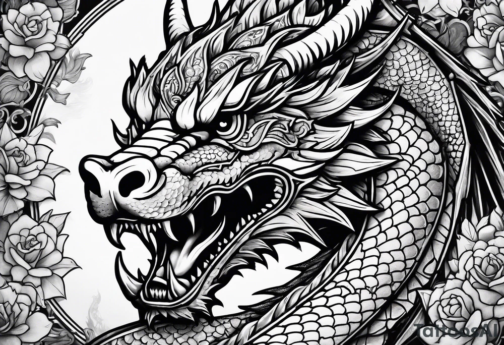 yakuza tattoo dragon teddy bear tattoo idea