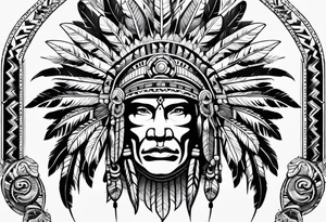 American Indians tattoo idea