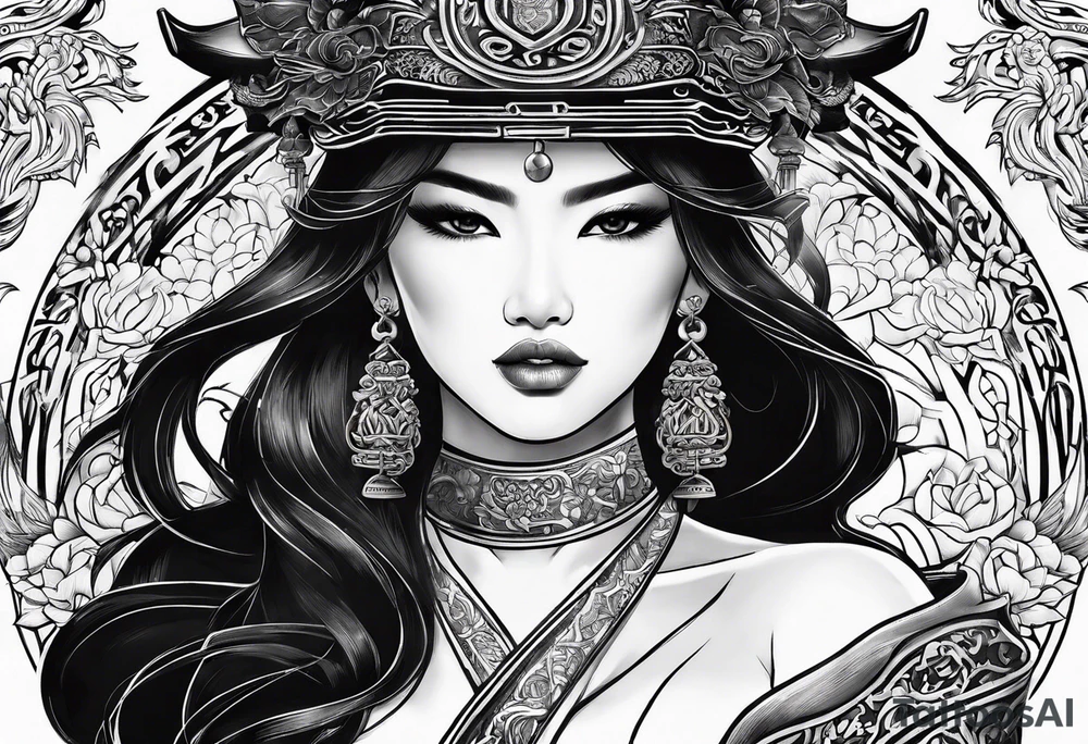 Vietnam calligraphy tattoo idea
