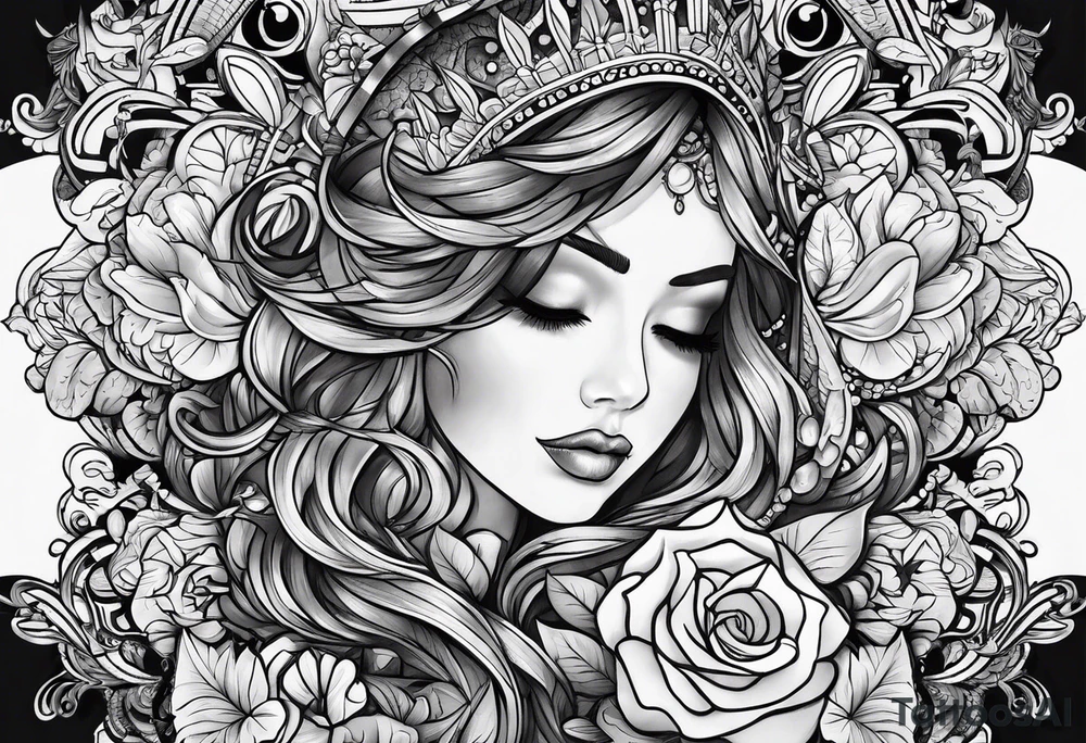 discipline and consistency words tattoo idea