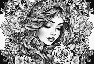discipline and consistency words tattoo idea