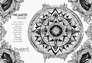 the gazette lyrics tattoo idea