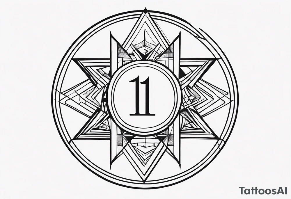 11:11 tattoo idea