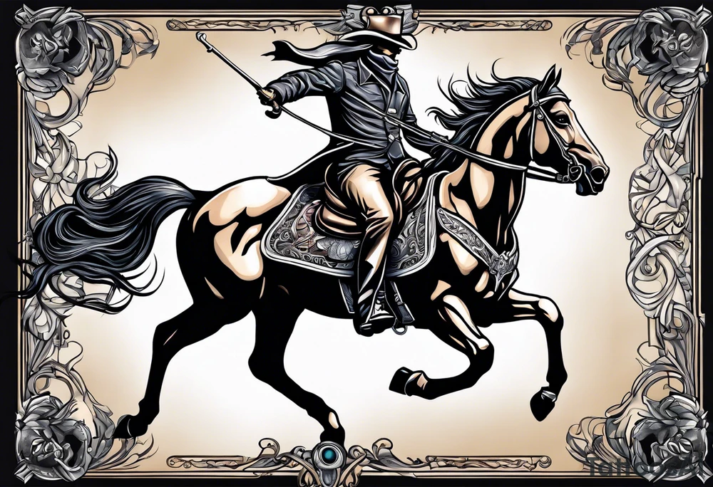 Pale rider tattoo idea