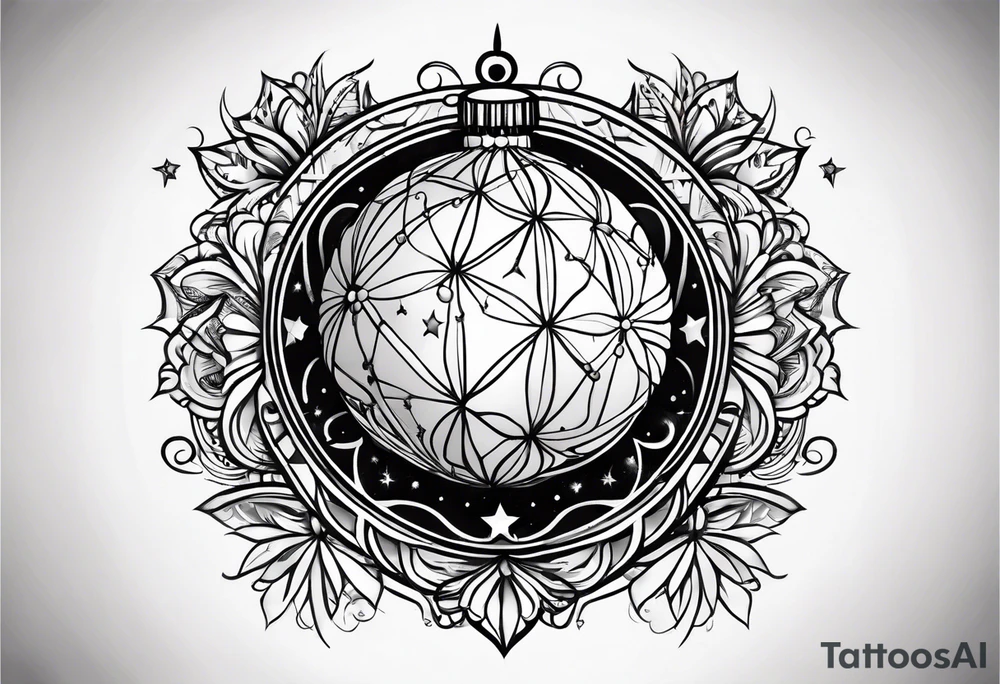 new years eve ball drop tattoo idea