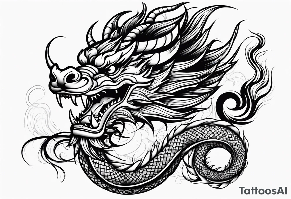CHINESE DRAGON tattoo idea