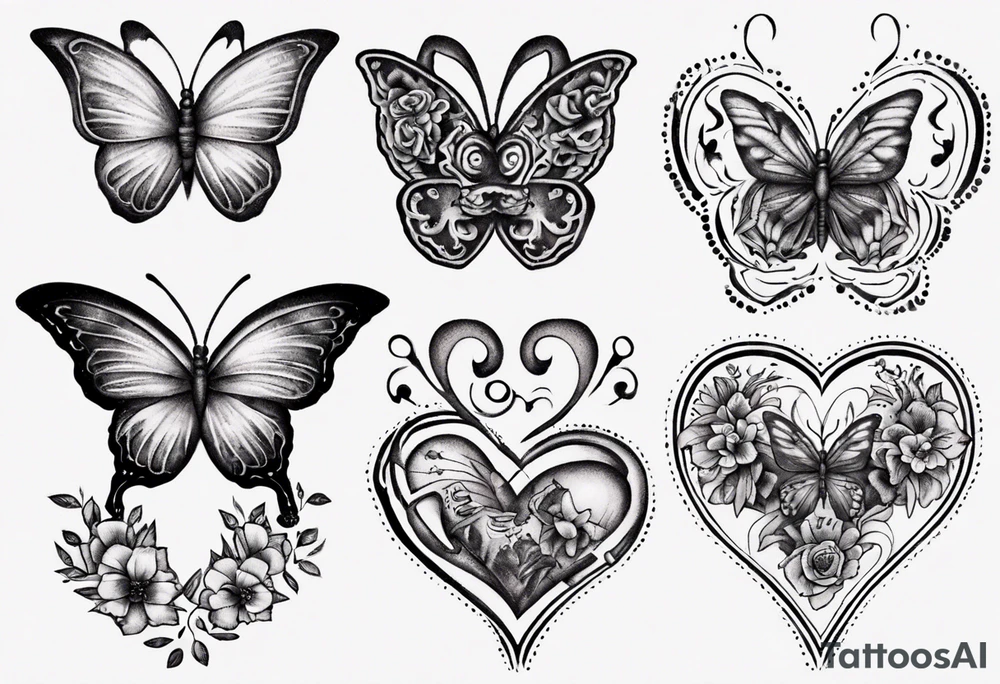 Heart 
butterflies
Layla Jones
4-ever and always tattoo idea