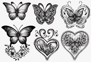 Heart 
butterflies
Layla Jones
4-ever and always tattoo idea