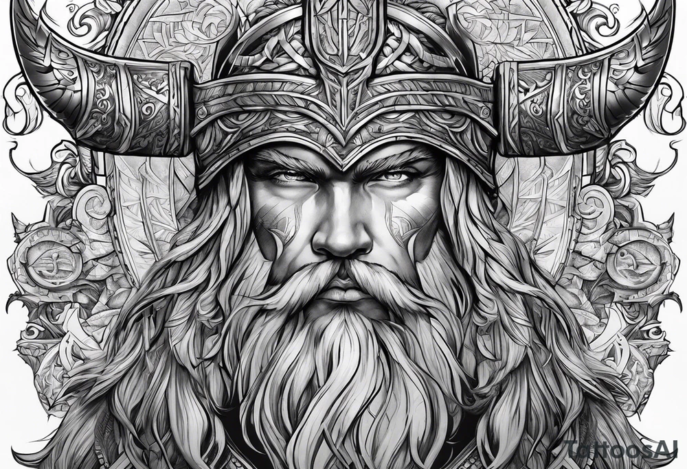 VICTORY OR VALHALLA tattoo idea