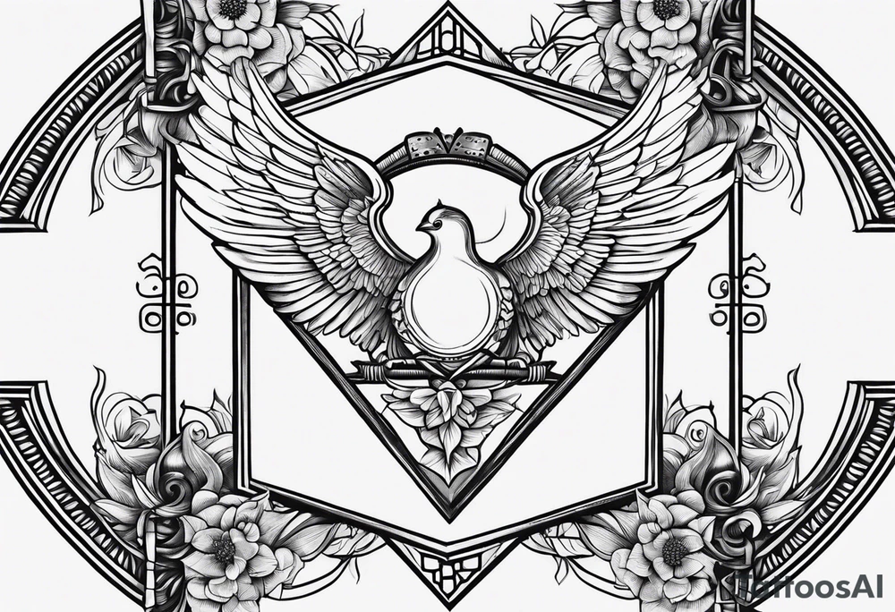 symbol of temperance tattoo idea