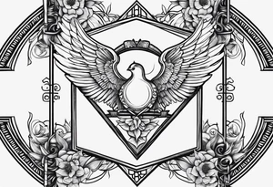 symbol of temperance tattoo idea
