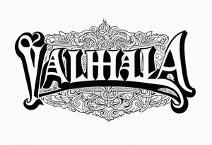 Valhalla swedish Norwegian tattoo idea