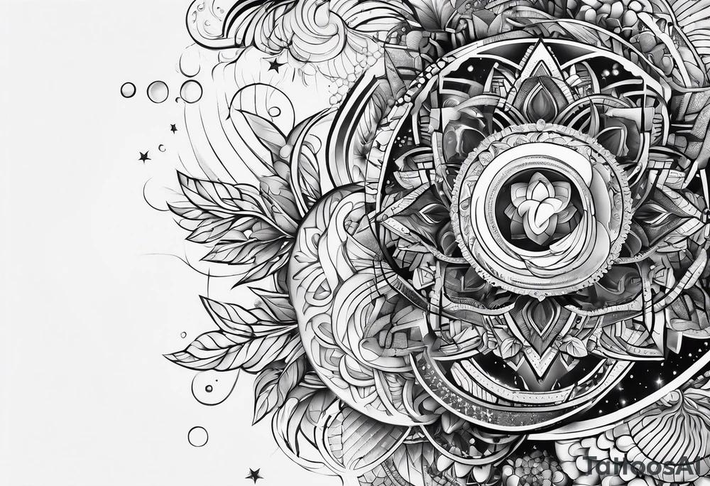 dna space tattoo idea