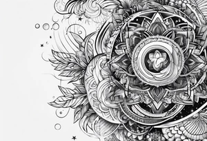 dna space tattoo idea