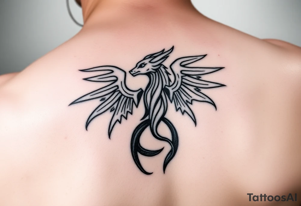Aquarius tribal tattoo idea