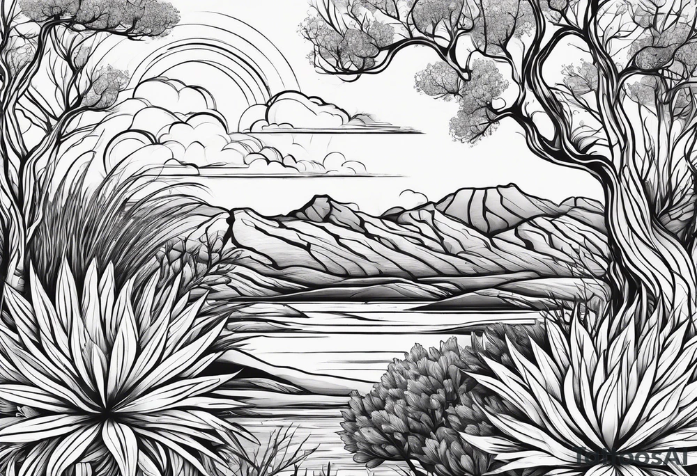 Kimberley region, Pilbara, goldfields, simple and plain tattoo idea