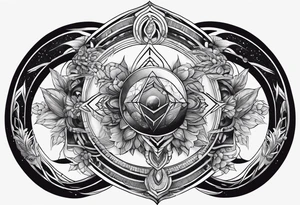 it is included 
humen from birth death cycle tattoo idea