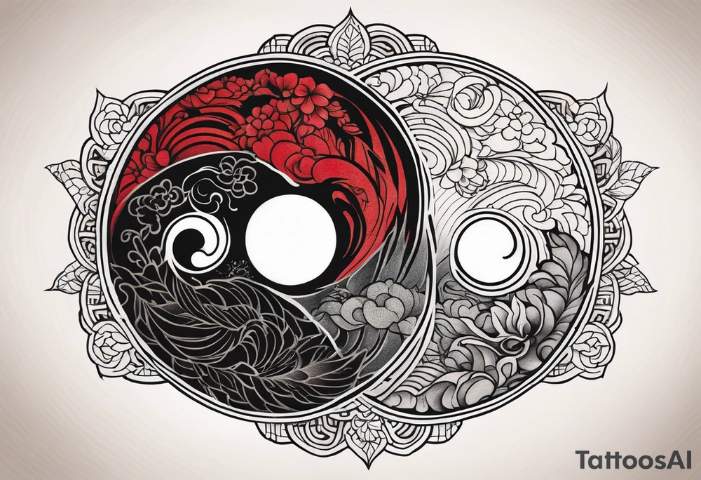 Yin Yang tattoo idea