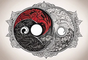 Yin Yang tattoo idea
