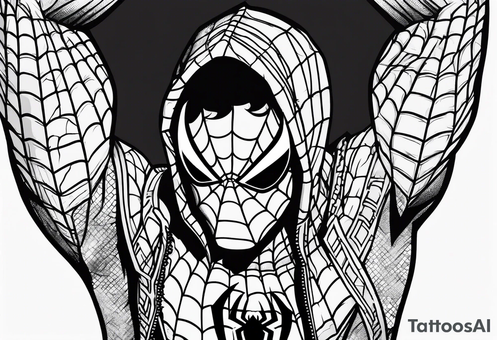 Spiderman tattoo idea