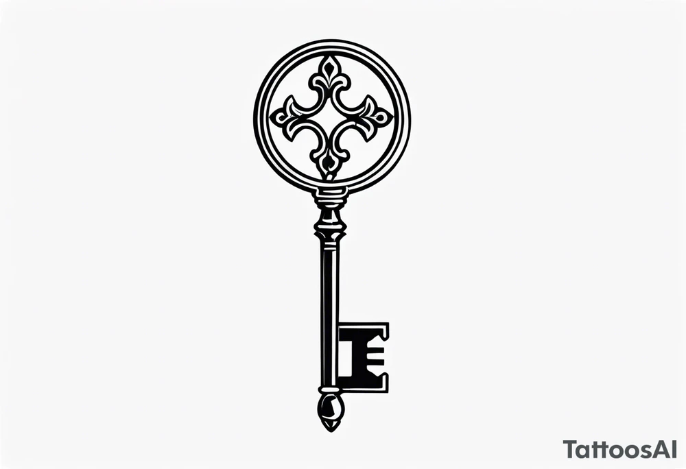 Skeleton Key tattoo idea