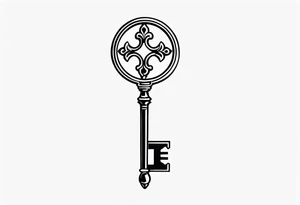 Skeleton Key tattoo idea