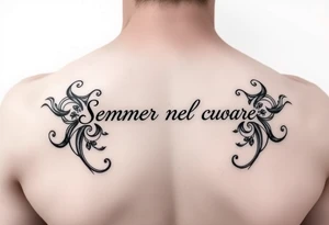 Sempre nel mio cuore tattoo idea