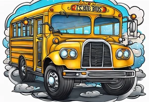 magic school bus tattoo idea