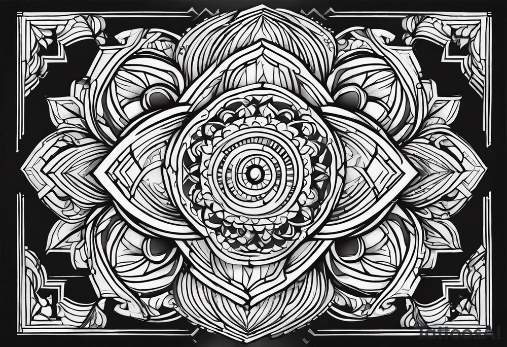 pattern tattoo idea