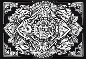 pattern tattoo idea