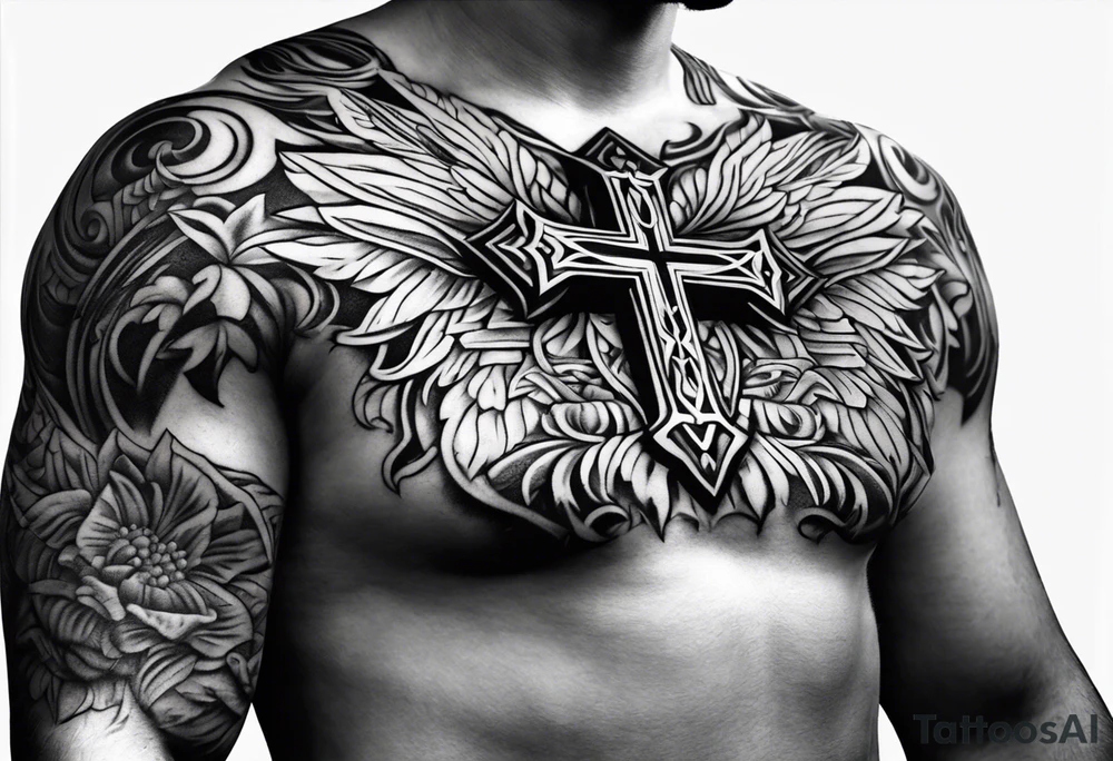 cross tattoo idea